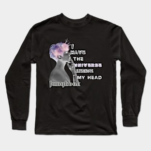 Jungkook galaxy Long Sleeve T-Shirt